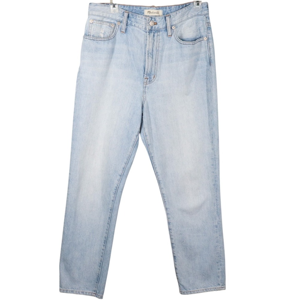 Madewell Jeans Womens 27 The Curvy Perfect Vintage Straight Leg Denim Light Wash